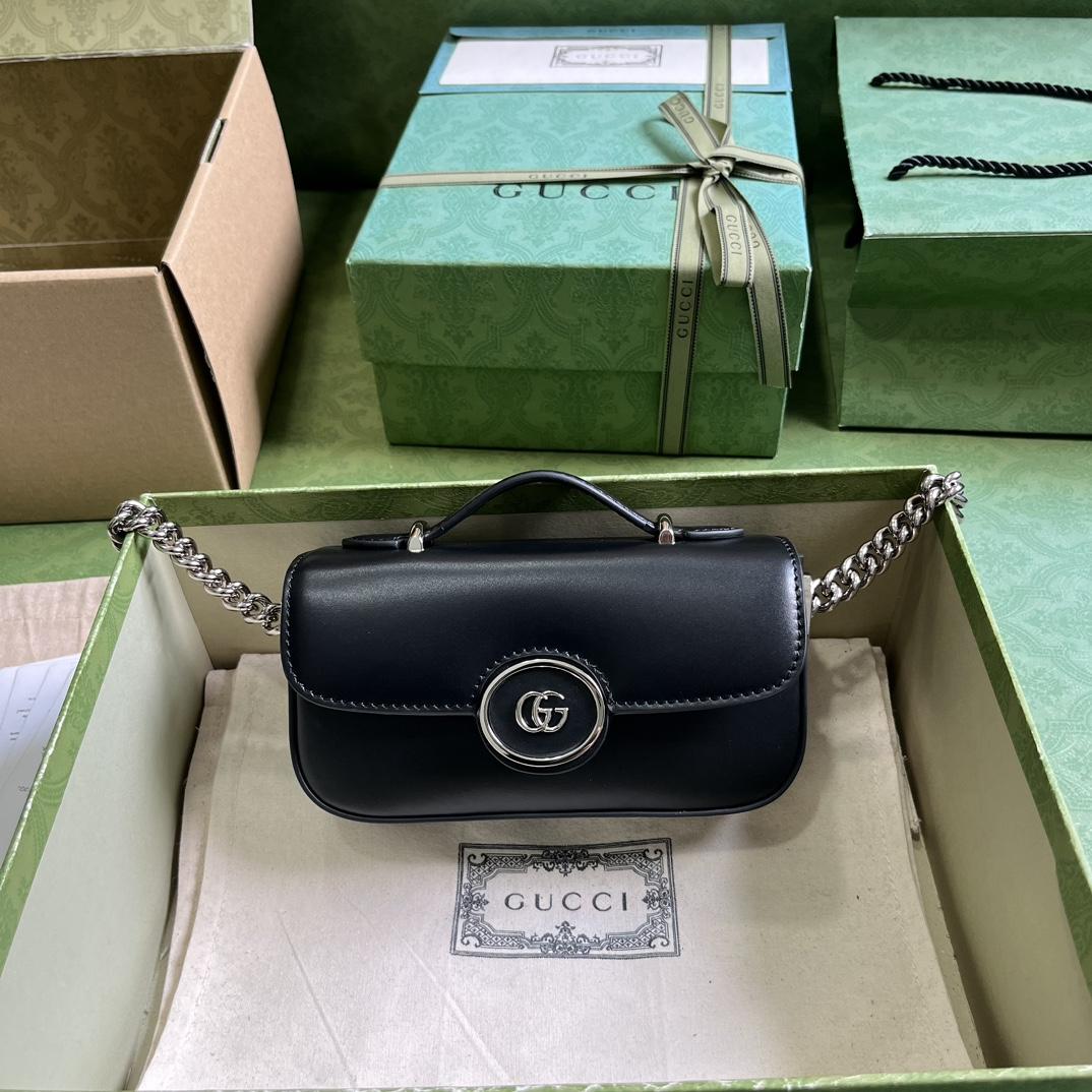 Gucci Petite GG Super Mini-Tasche (10 x 18,5 x 4 cm) - EUR FASHION