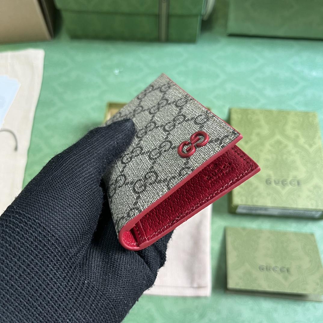 Langes Gucci-Kartenetui mit GG-Detail - EUR FASHION