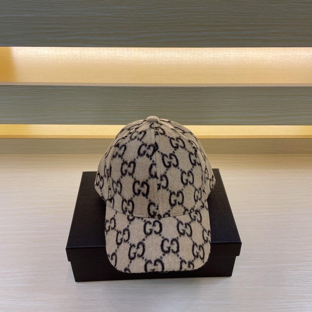 Gucci Jumbo GG Wool Baseball Hat - EUR FASHION