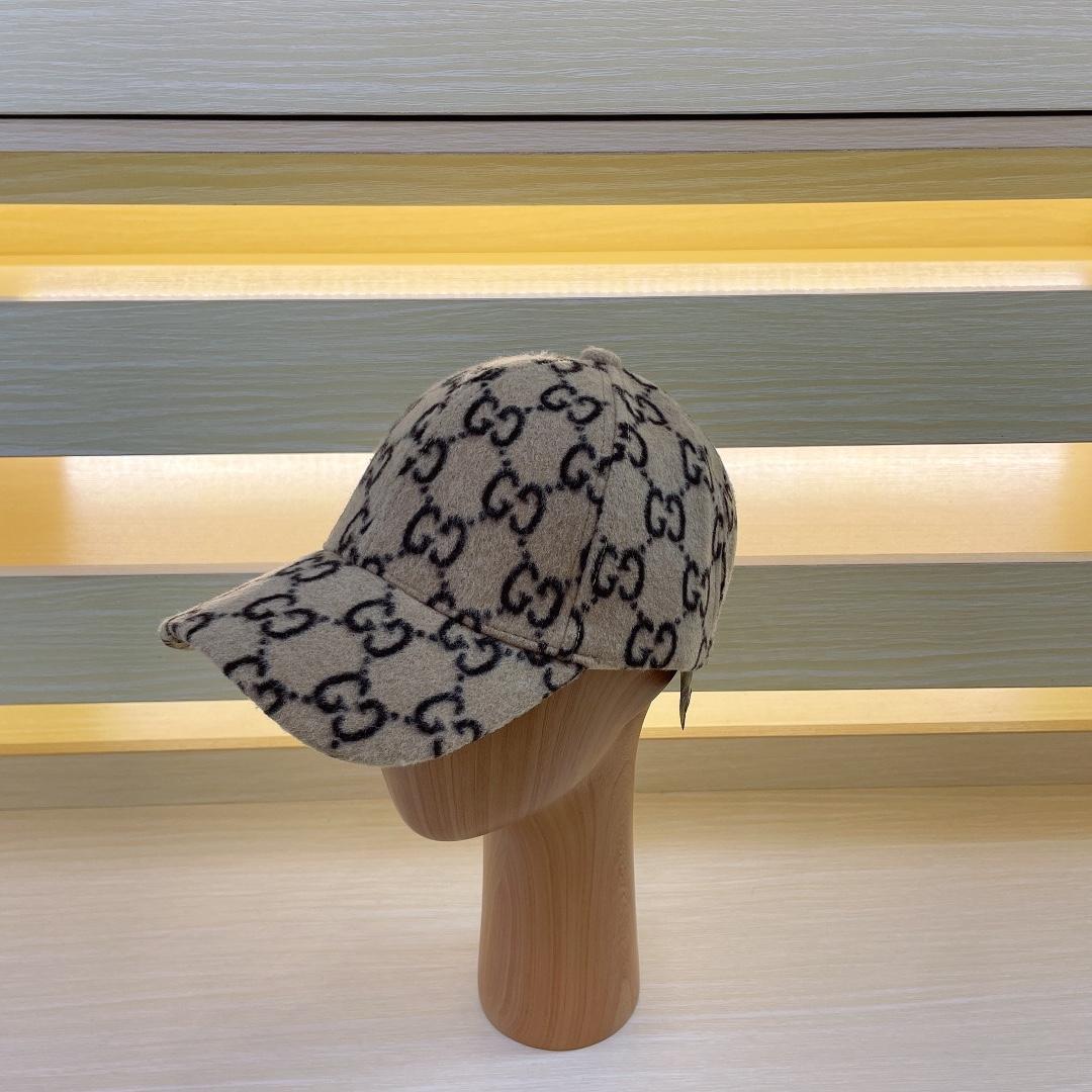 Gucci Jumbo GG Wool Baseball Hat - EUR FASHION