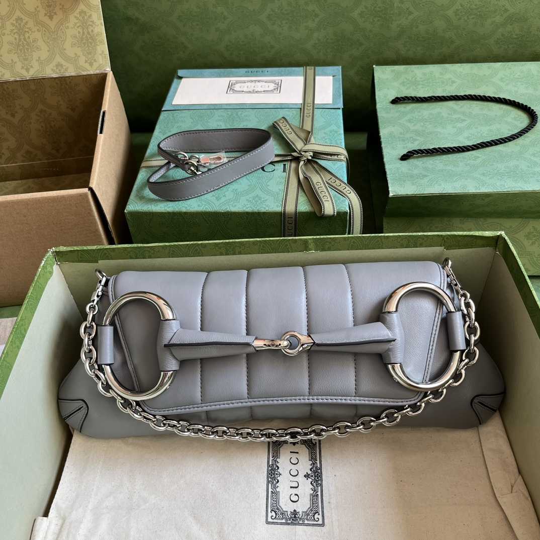 Gucci Horsebit Chain Mittelgroße Umhängetasche (38 x 15 x 16 cm) - EUR FASHION