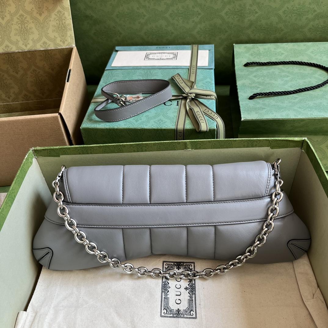 Gucci Horsebit Chain Mittelgroße Umhängetasche (38 x 15 x 16 cm) - EUR FASHION