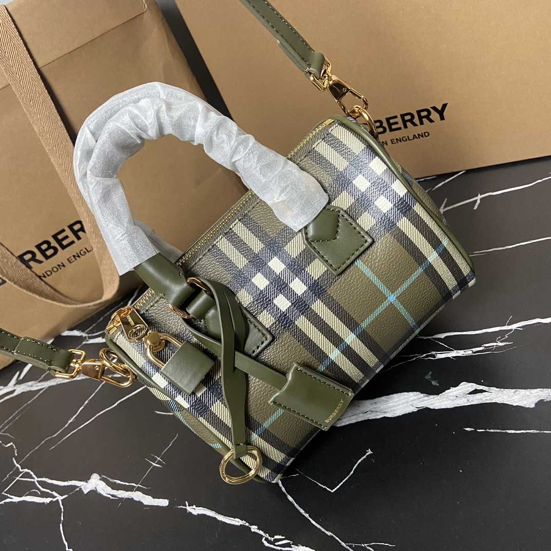 Burberry Check Mini-Bowling-Tasche - EUR FASHION