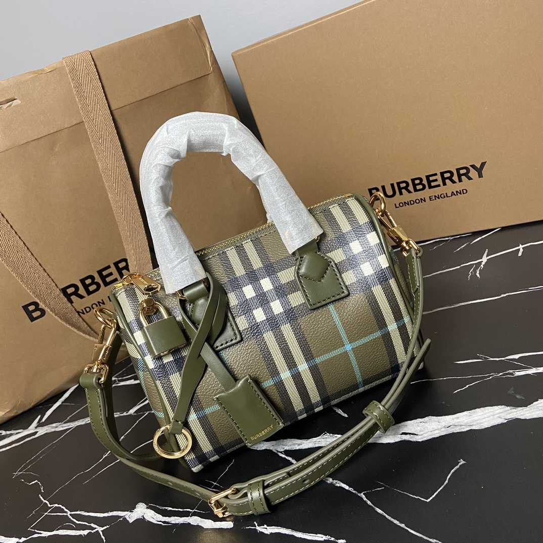 Burberry Check Mini-Bowling-Tasche - EUR FASHION