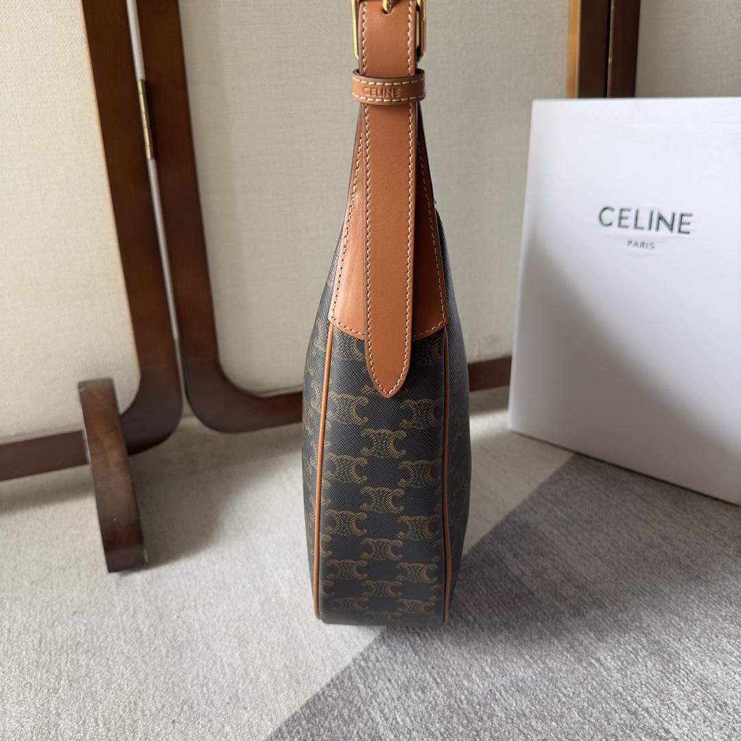 Celine Heloise Tasche aus Triomphe-Canvas und Kalbsleder - EUR FASHION