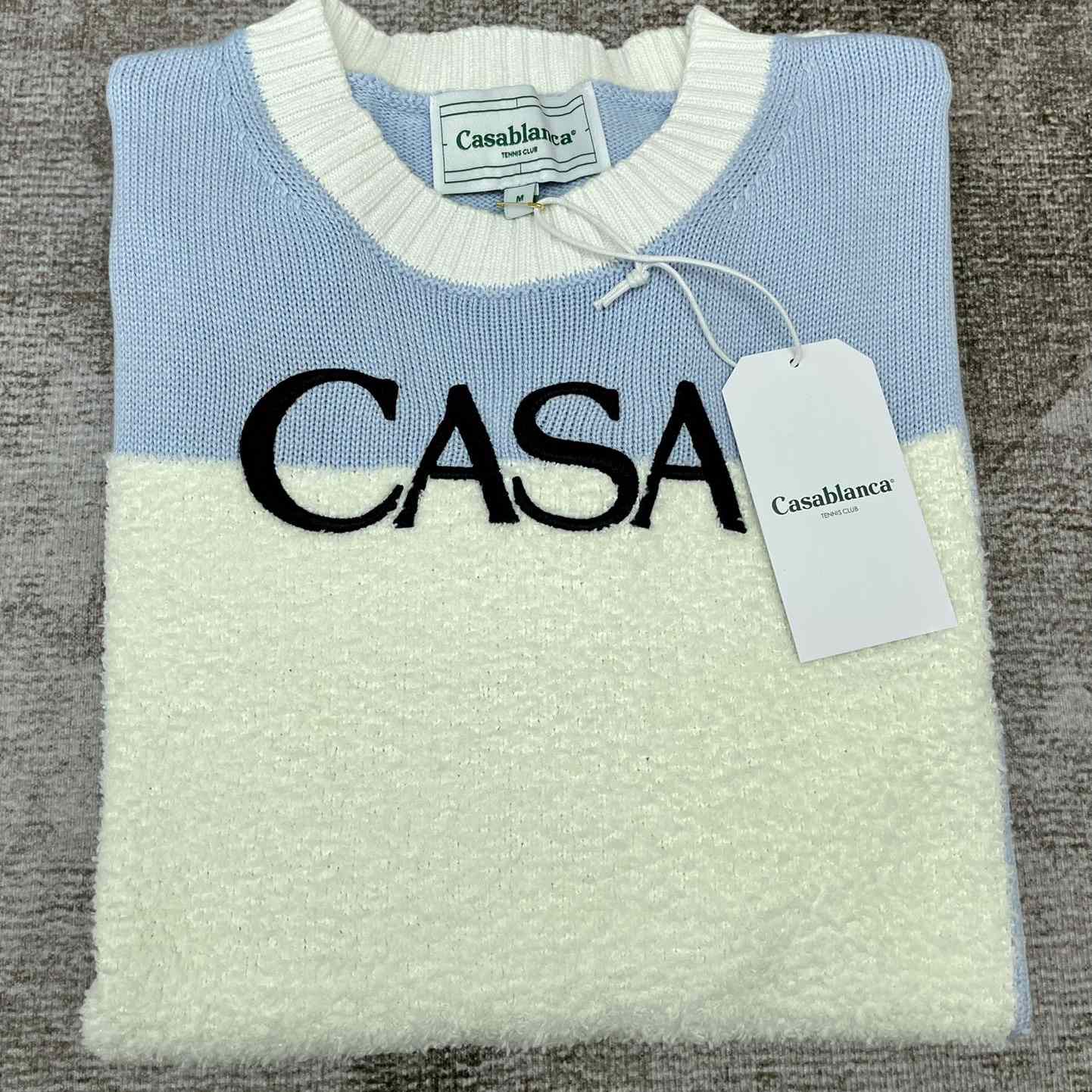 Casablanca-Baumwollpullover mit Logo - EUR FASHION