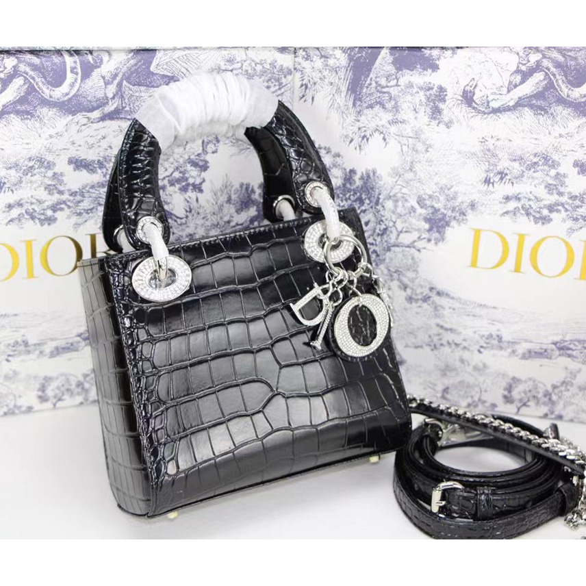 Dior Alligator Mini Lady Dior Tasche (17-15-7cm) - EUR FASHION