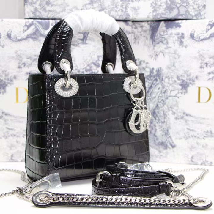 Dior Alligator Mini Lady Dior Tasche (17-15-7cm) - EUR FASHION