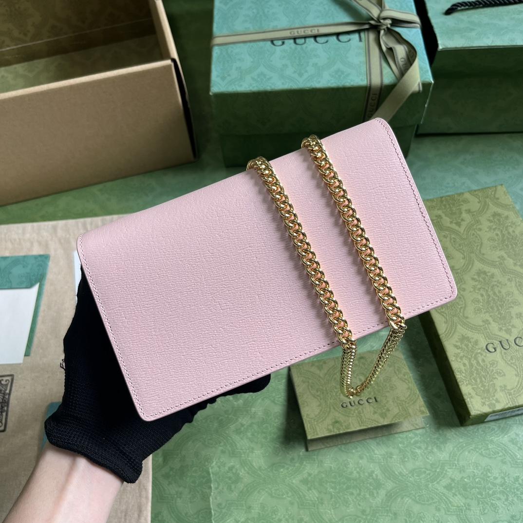 Gucci Chain Wallet With Gucci Script (12.5x 20x 4cm) - EUR FASHION