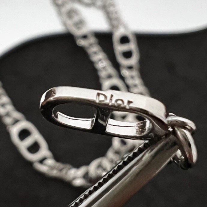 Dior CD Icon Thin Chain Link Necklace - EUR FASHION