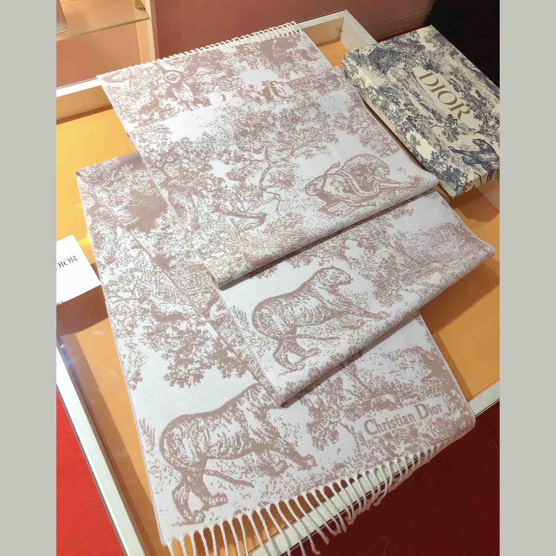 Dior Toile De Jouy Sauvage Scarf  - EUR FASHION