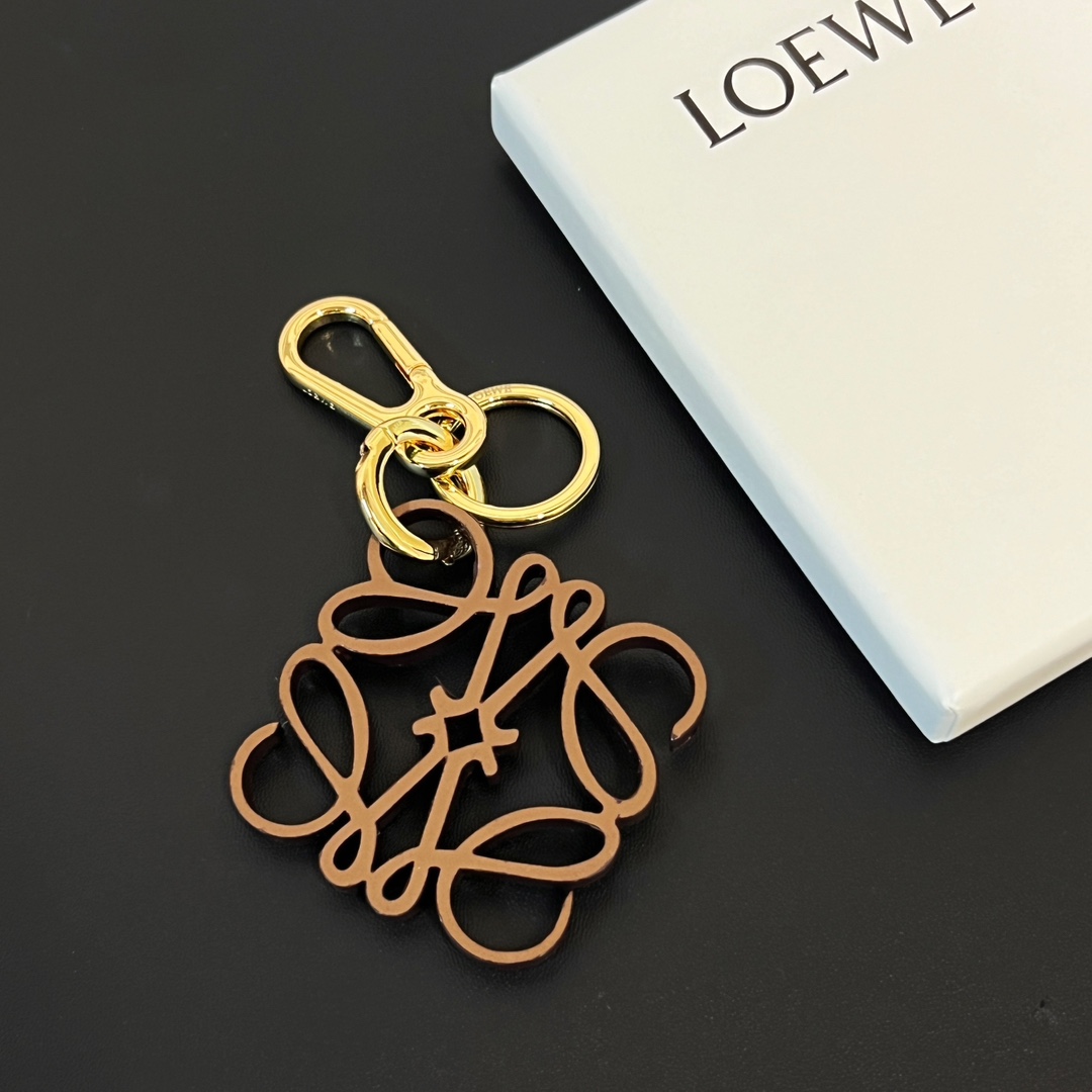 Loewe Anagram Charm In Calfskin - EUR FASHION