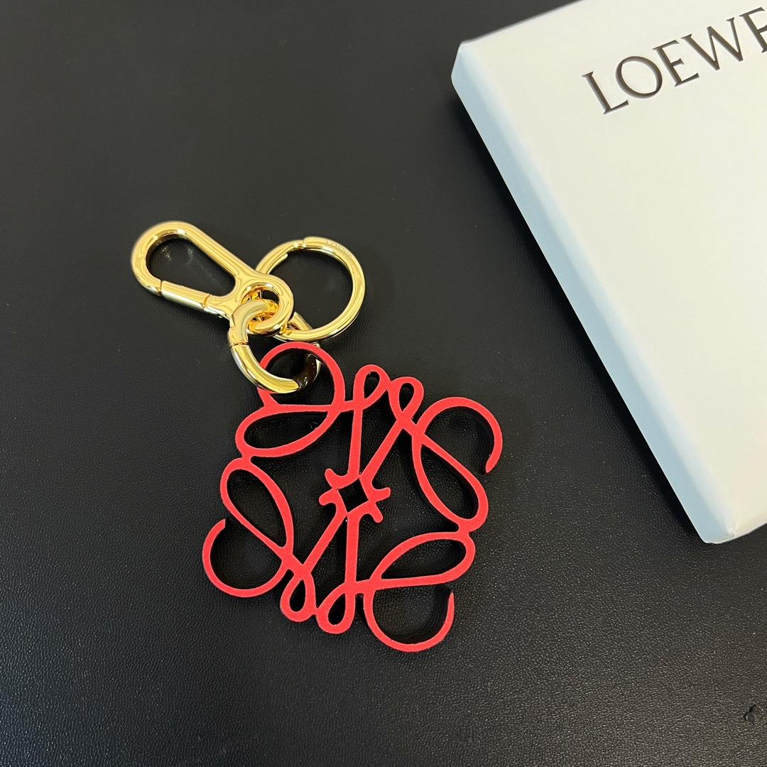 Loewe Anagram Charm In Calfskin - EUR FASHION