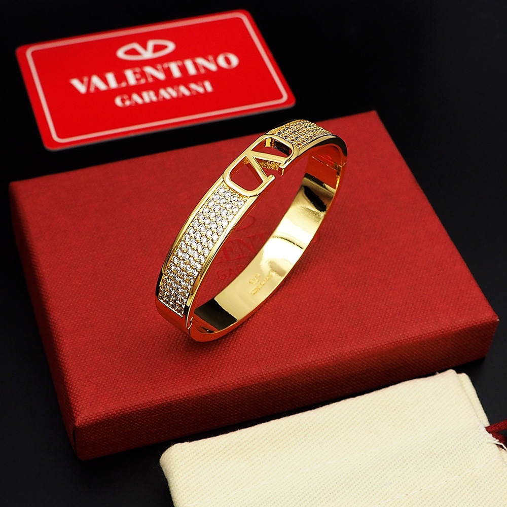 Valenti VLogo Signature-Armreif aus Metall und Swarovski®-Kristallen<br>
 - EUR FASHION