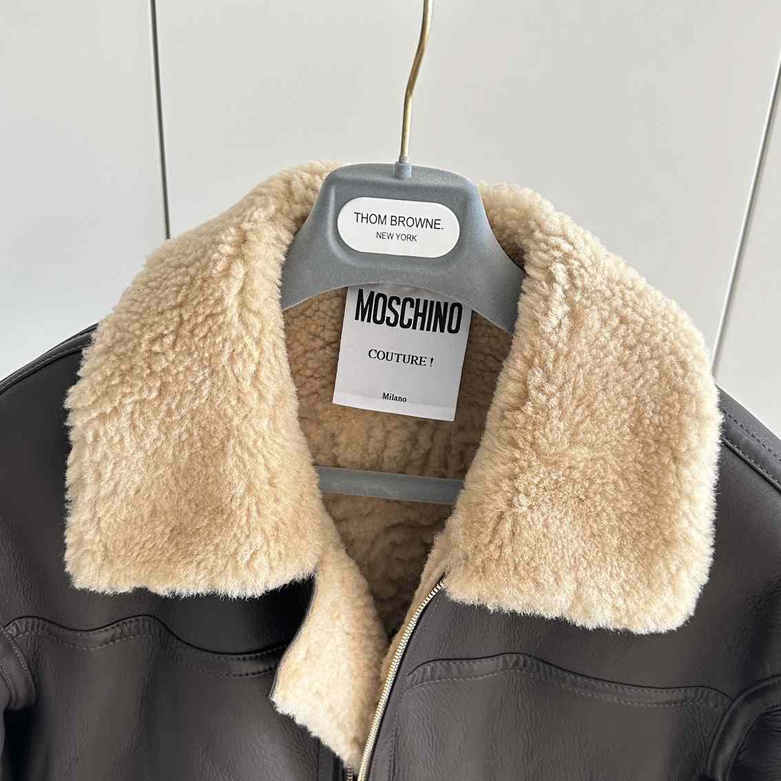 Moschino 'Hug Me' Lederjacke<br>
 - EUR FASHION