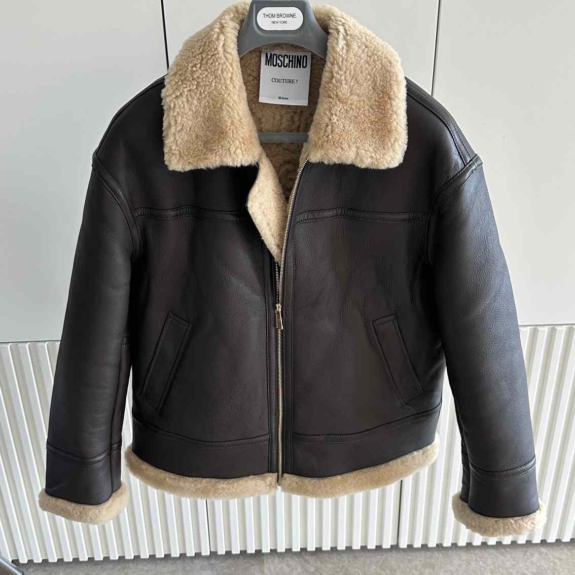 Moschino 'Hug Me' Lederjacke<br>
 - EUR FASHION