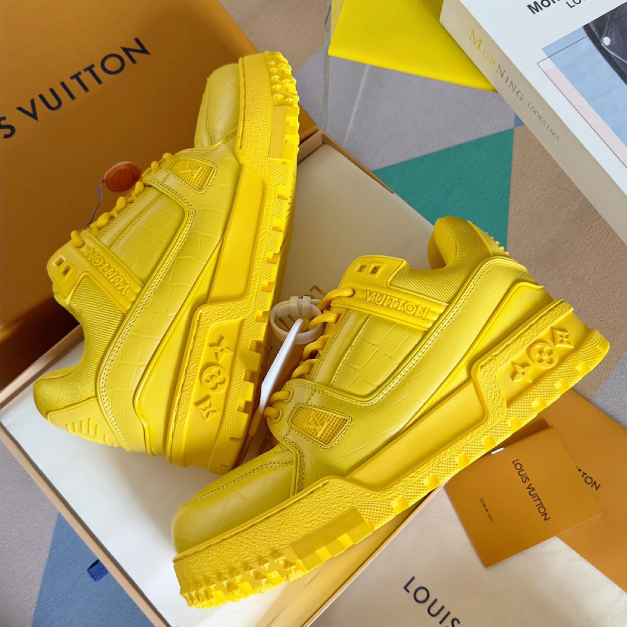 Louis Vuitton LV Trainer Maxi Sneaker 1ACN2G<br>
 - EUR FASHION