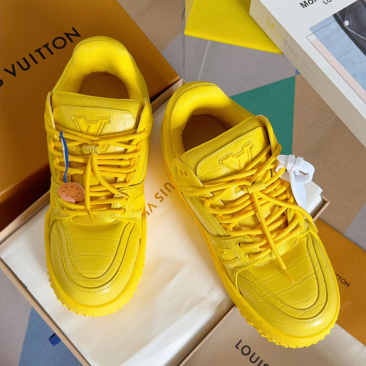 Louis Vuitton LV Trainer Maxi Sneaker 1ACN2G<br>
 - EUR FASHION