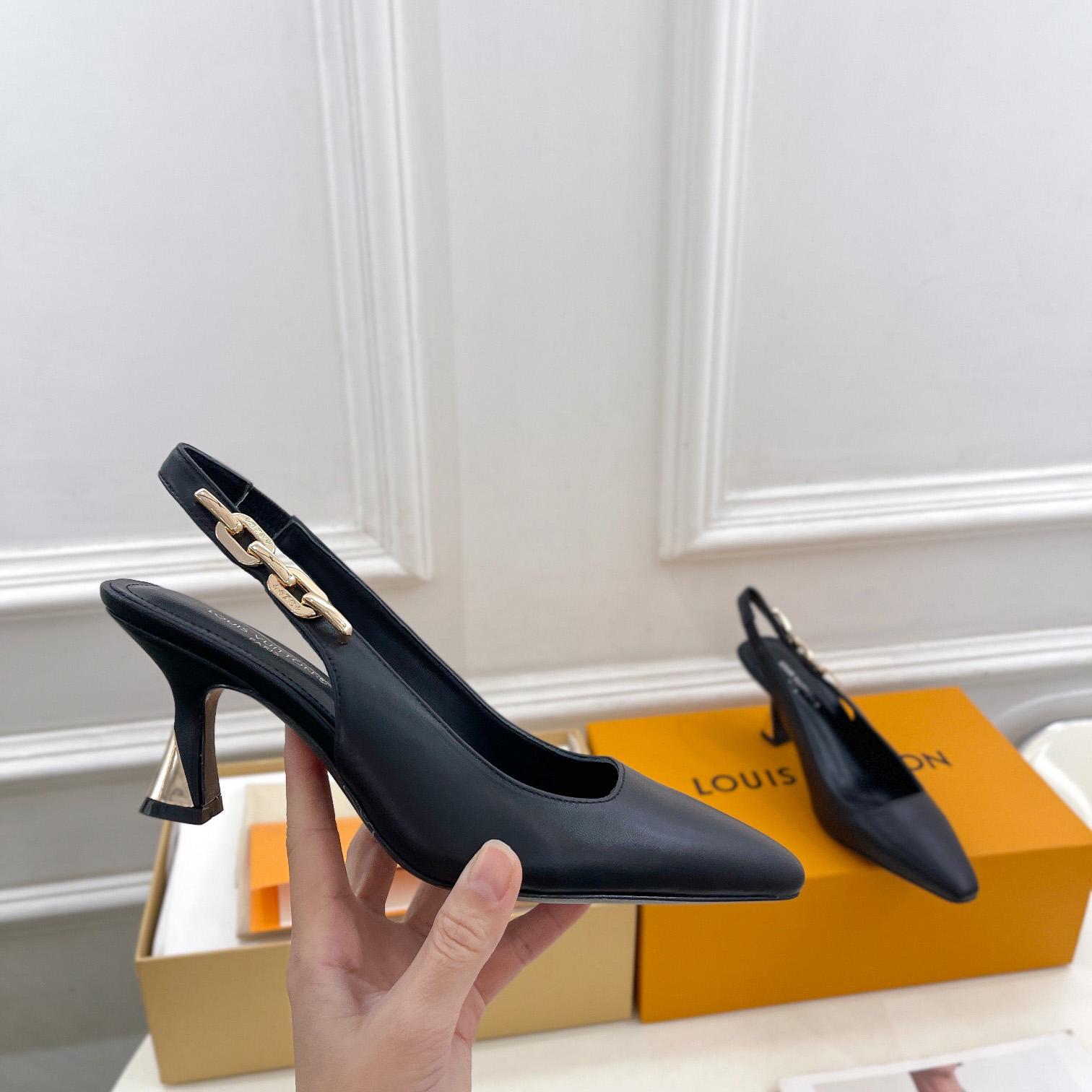 Louis Vuitton Sparkle Slingback-Pumps<br>
 - EUR FASHION