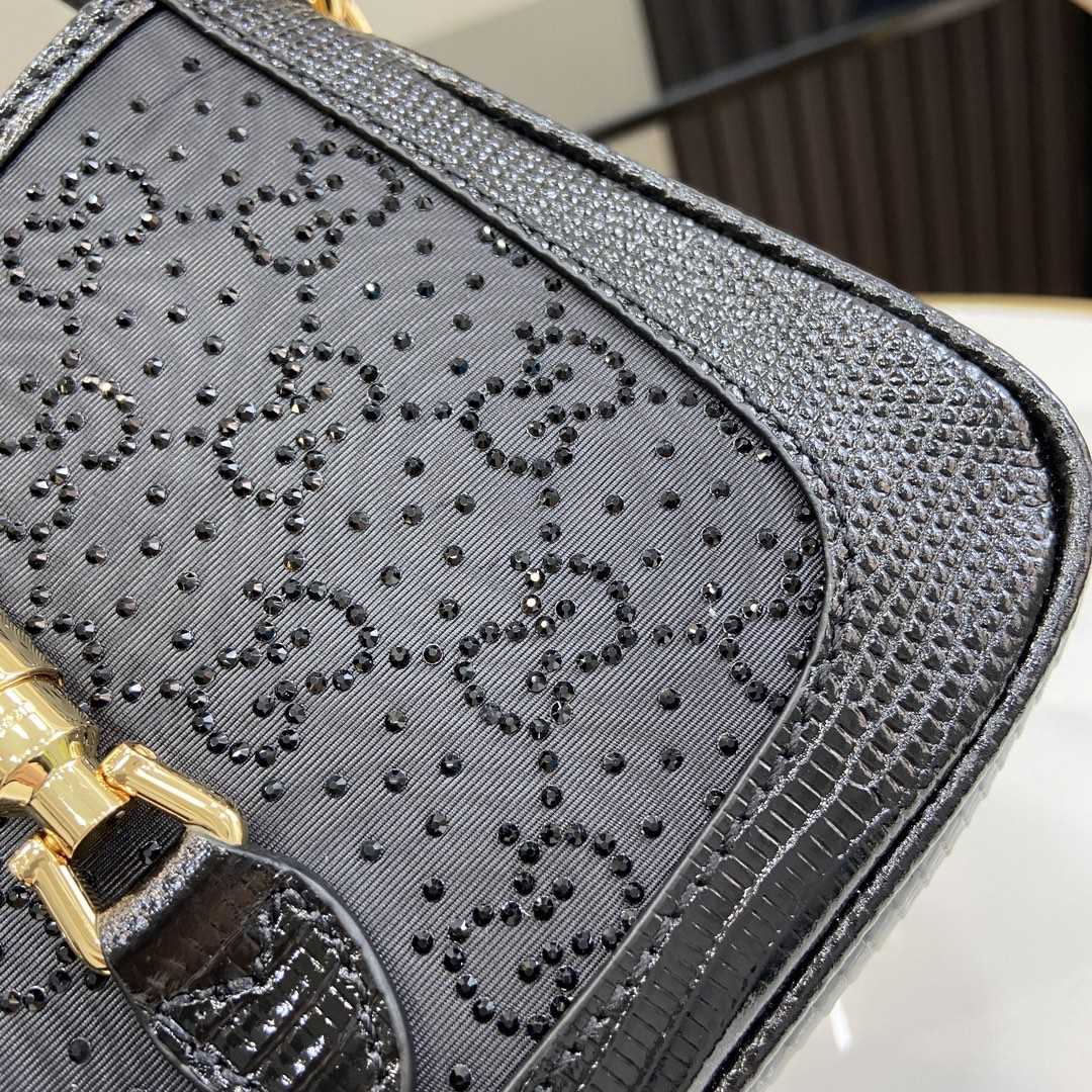 Gucci Jackie 1961 Mini-Tasche mit GG-Kristall<br>
 - EUR FASHION