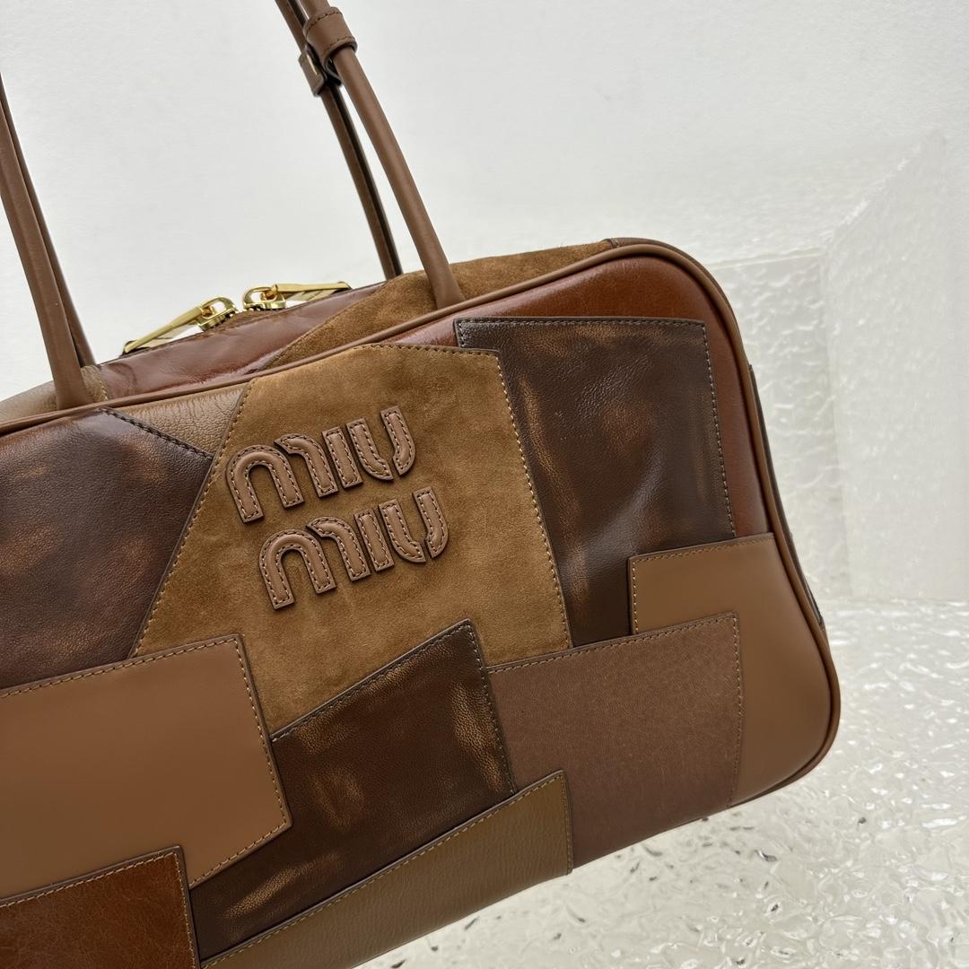 Miu Miu Leather Patchwork Bag - EUR FASHION