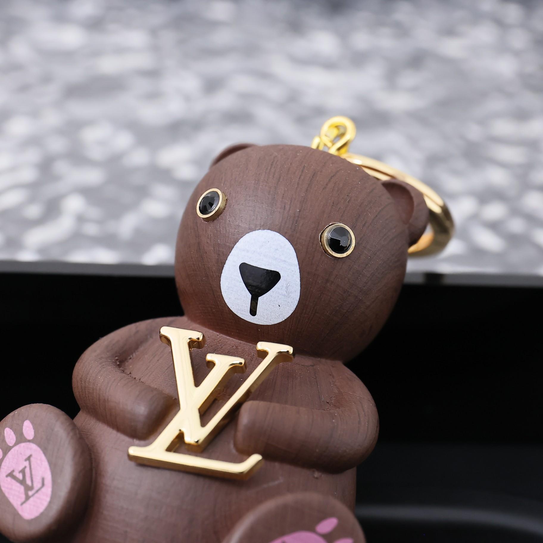 Louis Vuitton LV Teddy Bear Keyring And Bag Charm   M01360 - EUR FASHION