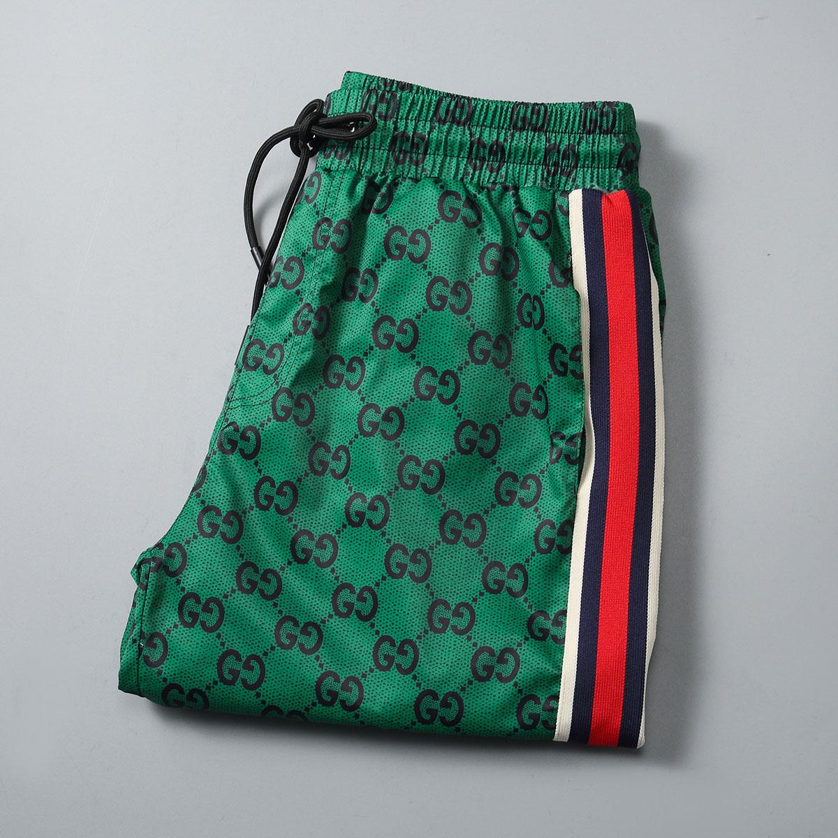 Gucci GG Cotton Shorts With Web - EUR FASHION