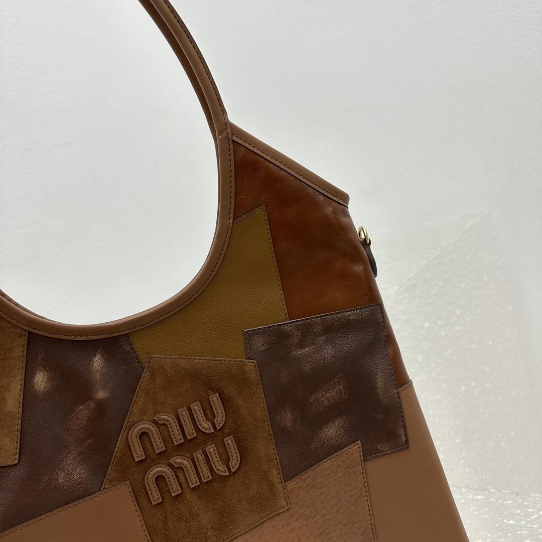 Miu Miu IVY Leather Patchwork Bag - EUR FASHION