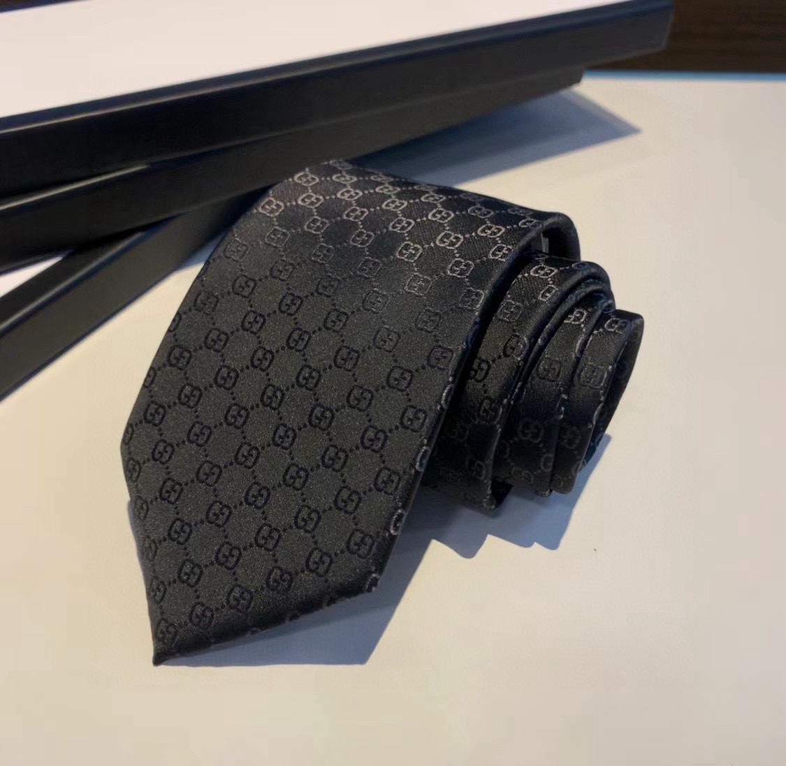 Gucci GG Pattern Silk Tie - EUR FASHION