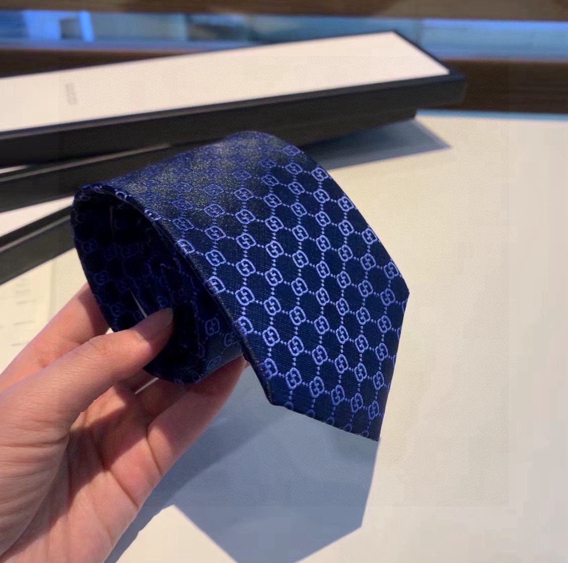 Gucci GG Pattern Silk Tie - EUR FASHION