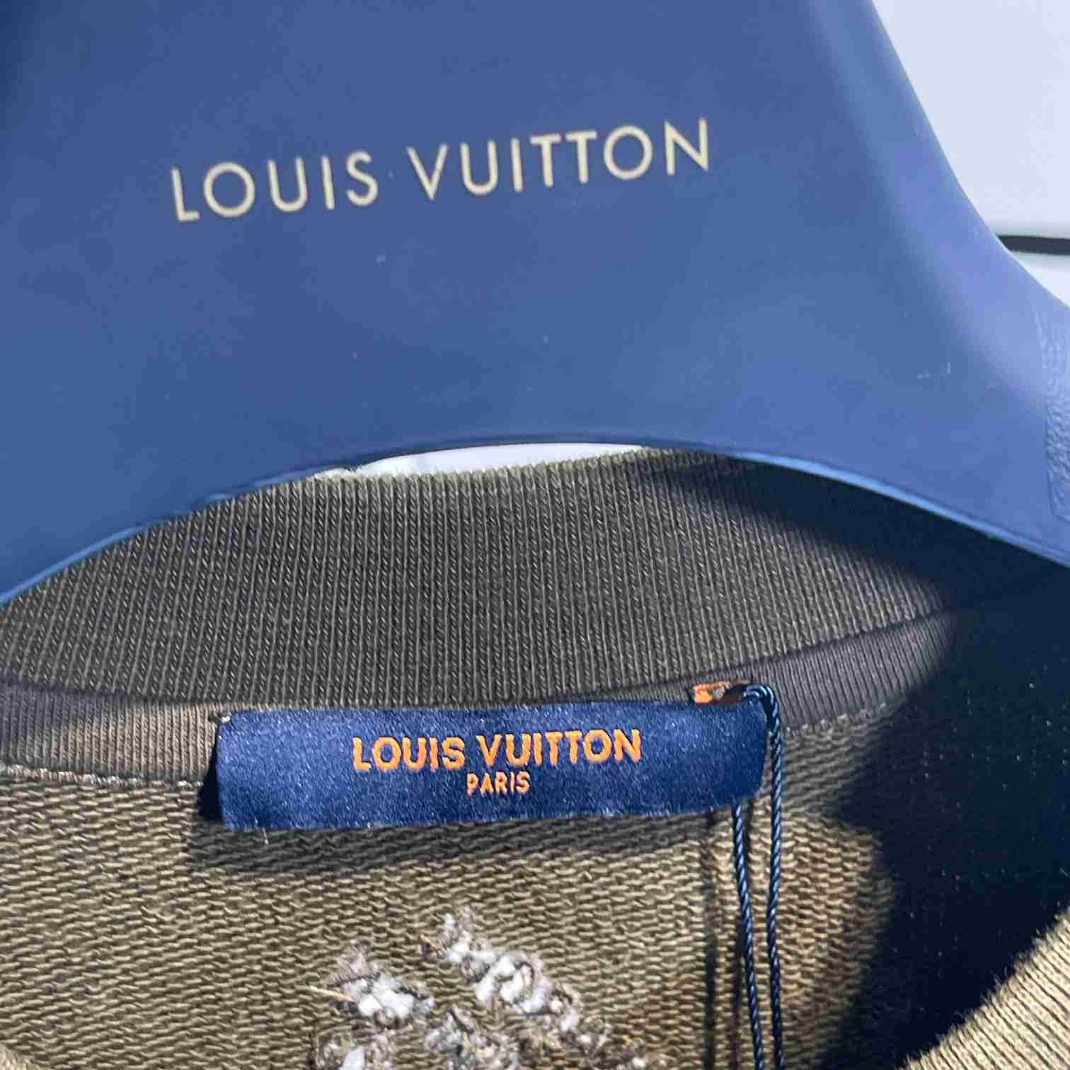 Louis Vuitton Cotton Signature Crewneck   1AFJH7 - EUR FASHION