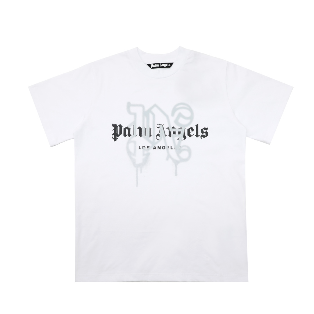  Palm Angels Monogram Spray City T-Shirt Paris - EUR FASHION