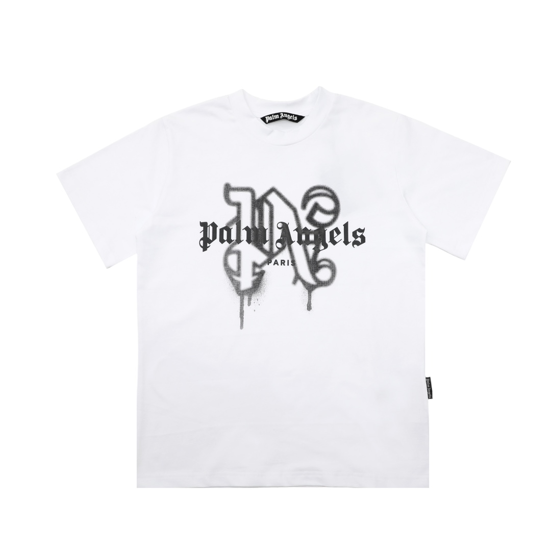  Palm Angels Monogram Spray City T-Shirt Paris - EUR FASHION