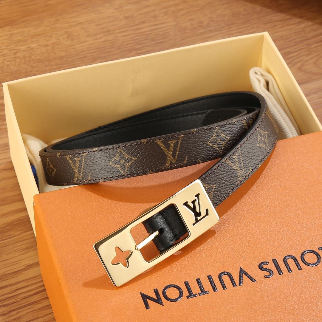 Louis Vuitton LV Duo 18MM Reversible Belt    M8296W - EUR FASHION