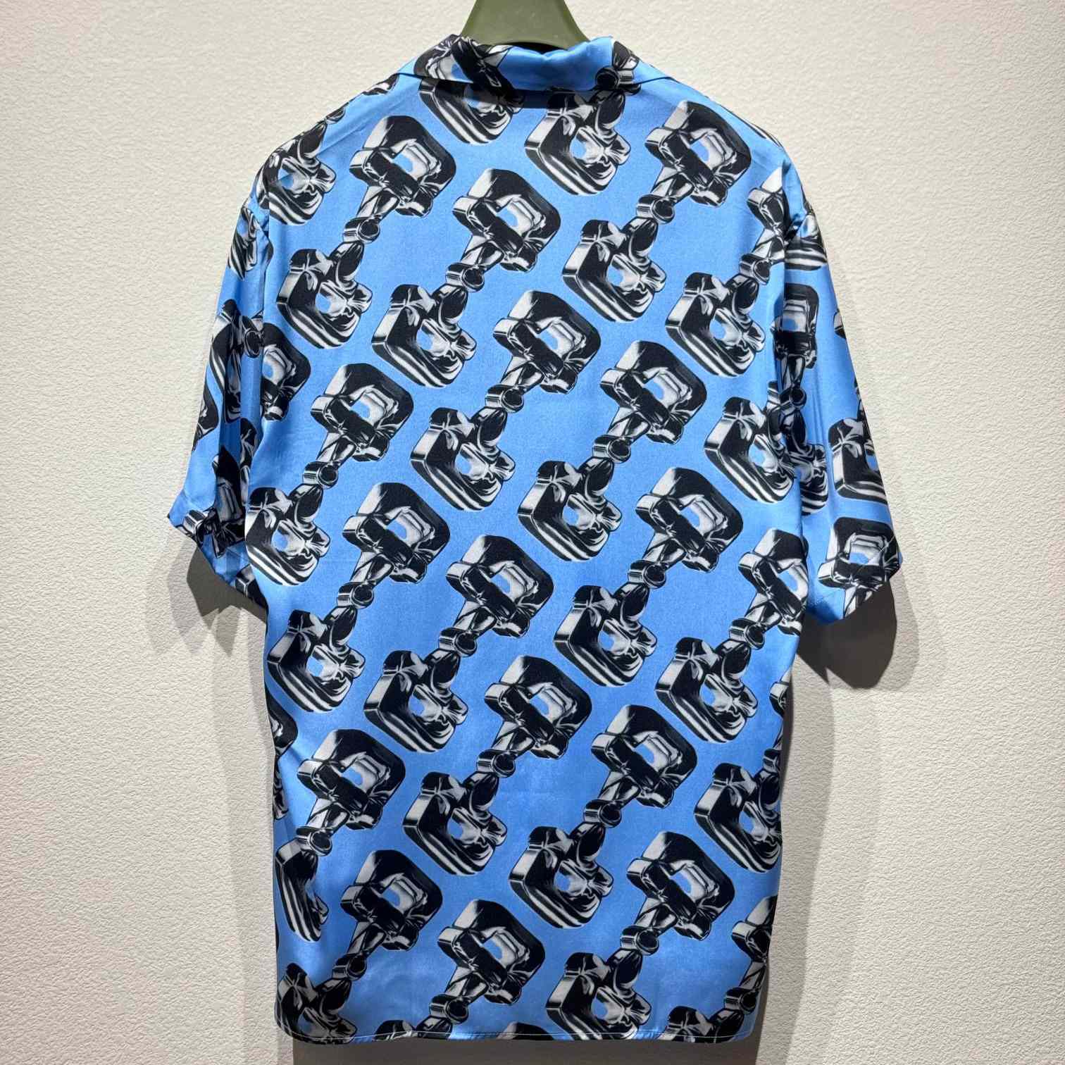 Gucci 3D Glass Horsebit Print Silk Shirt - EUR FASHION