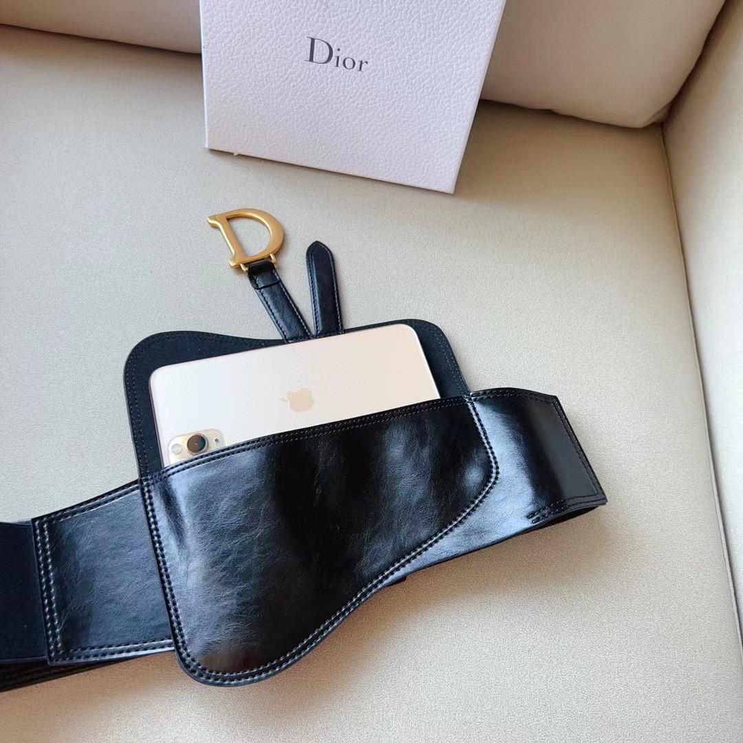 Dior Saddle Wide Waist Belt    - EUR FASHION