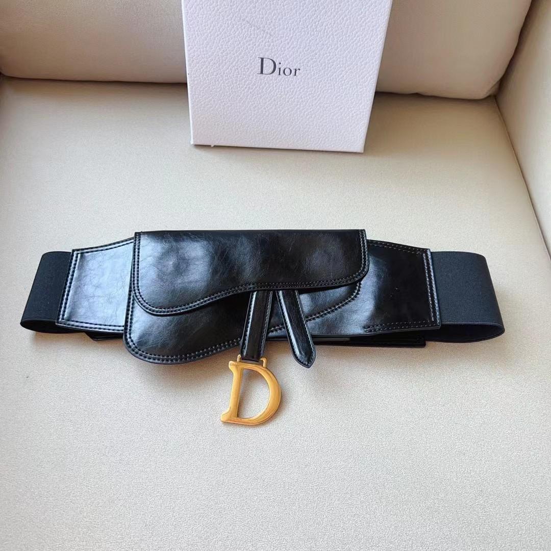 Dior Saddle Wide Waist Belt    - EUR FASHION