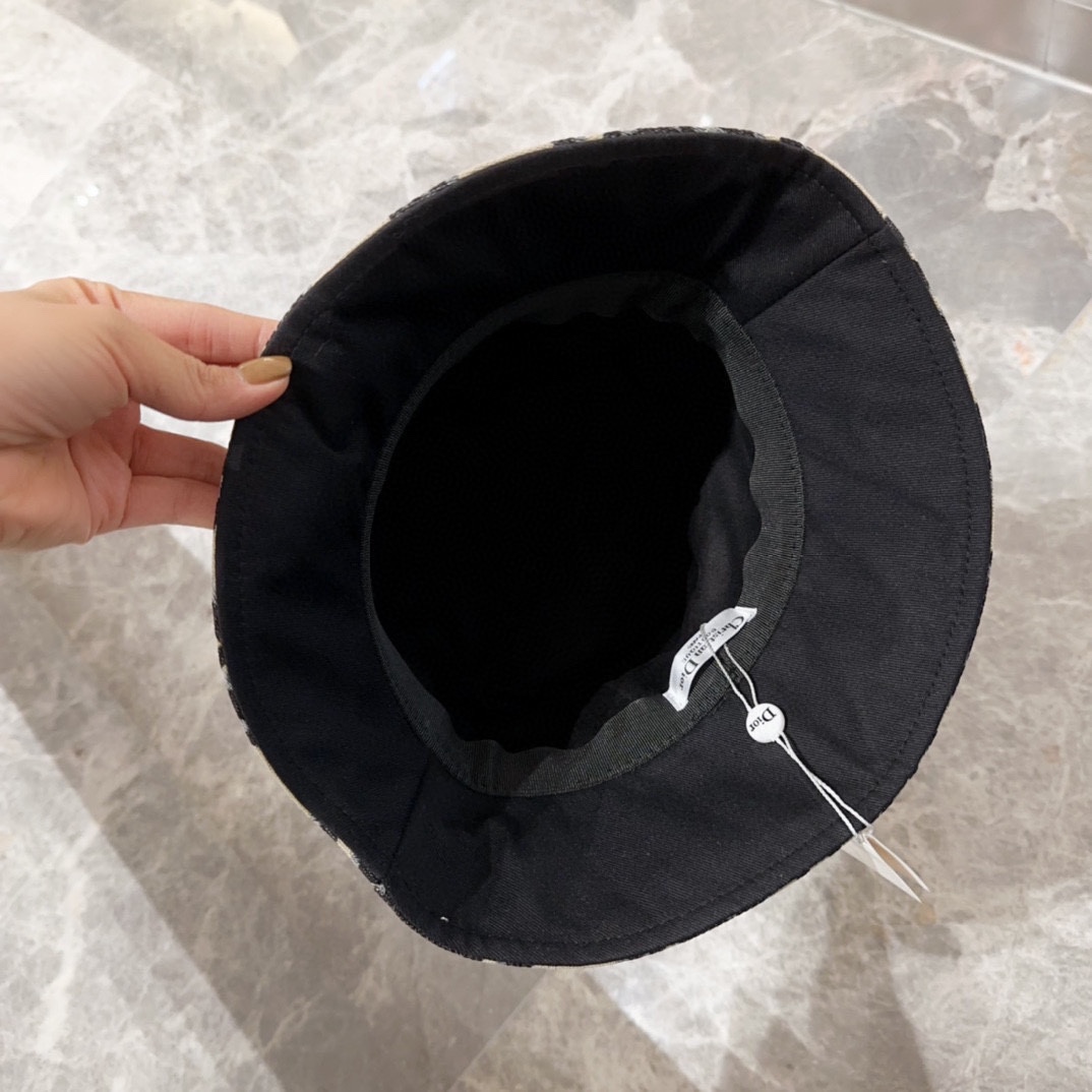 Dior D-Bobby Macrocannage Small Brim Bucket Hat - EUR FASHION