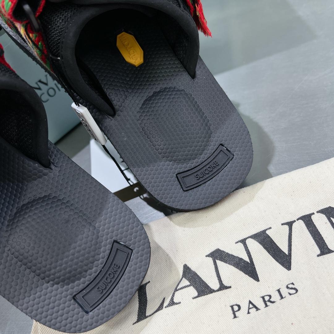 Suicoke x Lanvin Curb Woven-strap Sandals - EUR FASHION