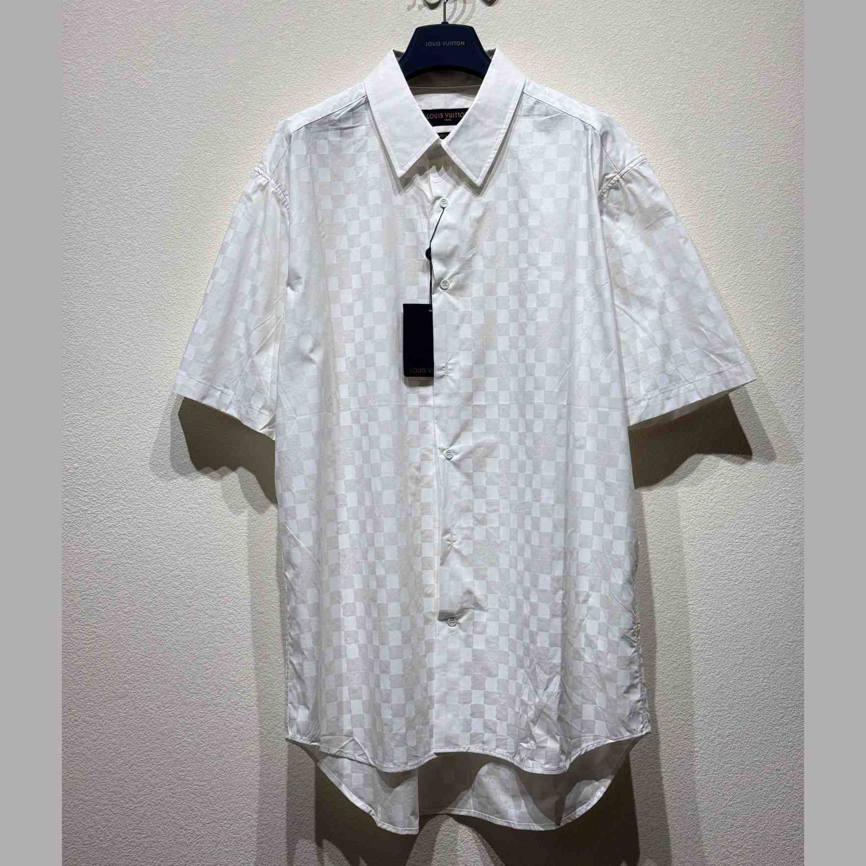 Louis Vuitton Short-Sleeved Cotton Shirt  1AFJW5 - EUR FASHION