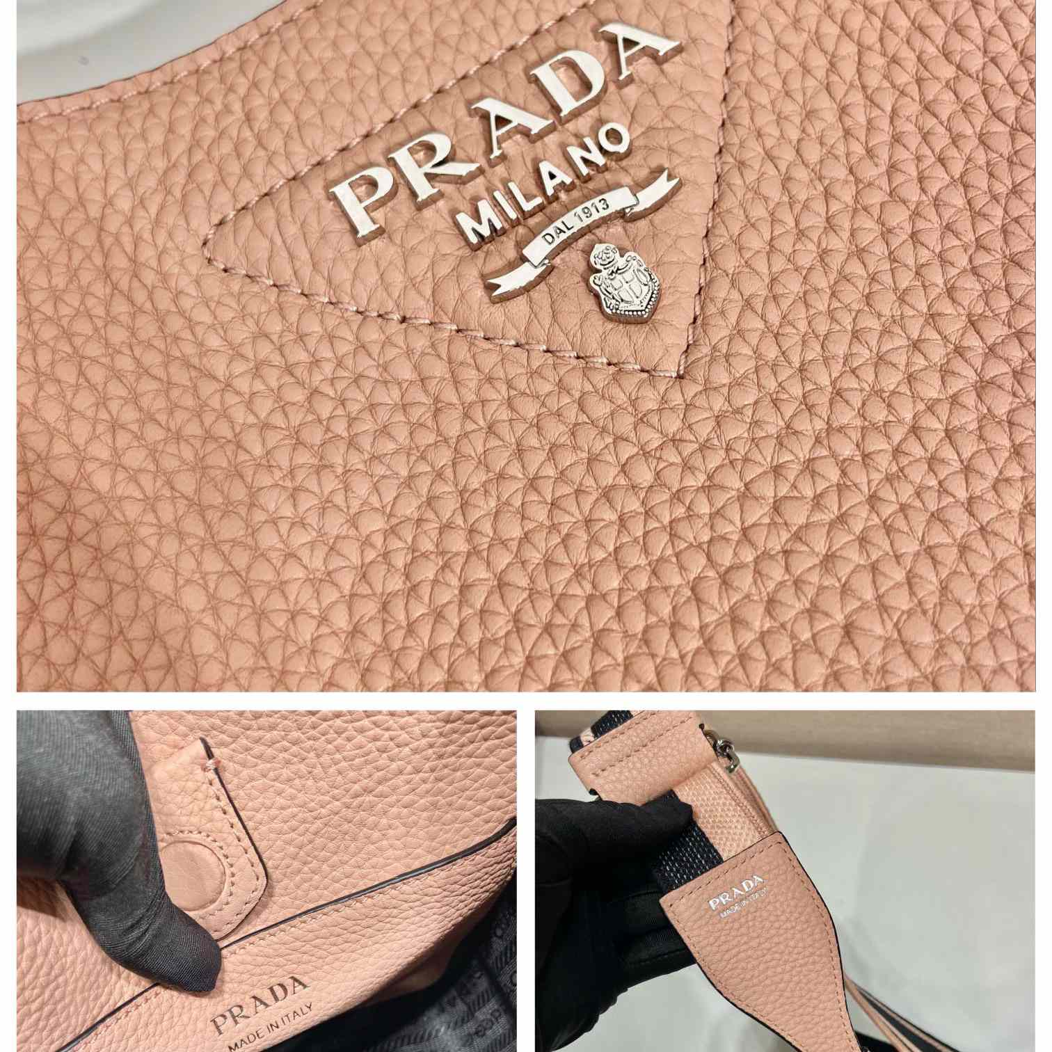 Prada Logo-Plaque Shoulder Bag   (19x20x6cm) - EUR FASHION