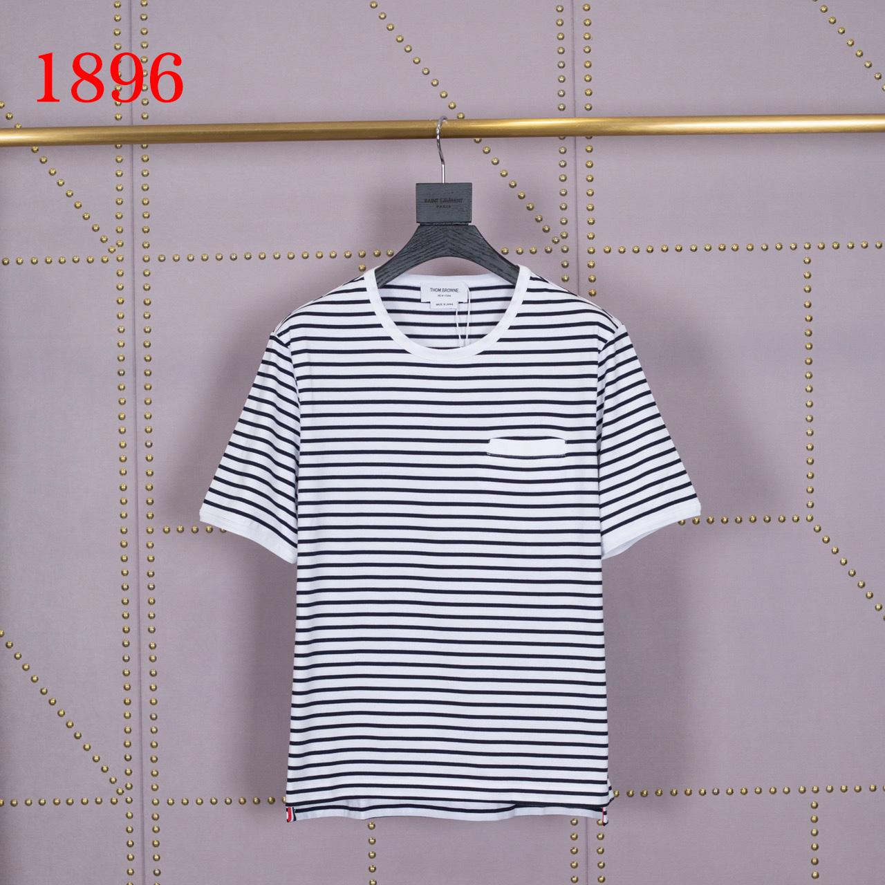 Thom Browne Striped Cotton Jersey T-shirt   1896 - EUR FASHION