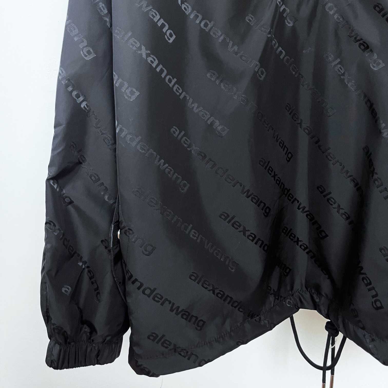 Alexander Wang Monogram Logo-print Pullover Jacket - EUR FASHION