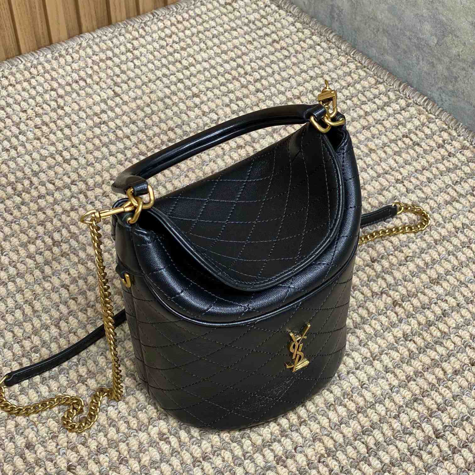 Saint Laurent Gaby Bucket Bag In Lambskin  - EUR FASHION