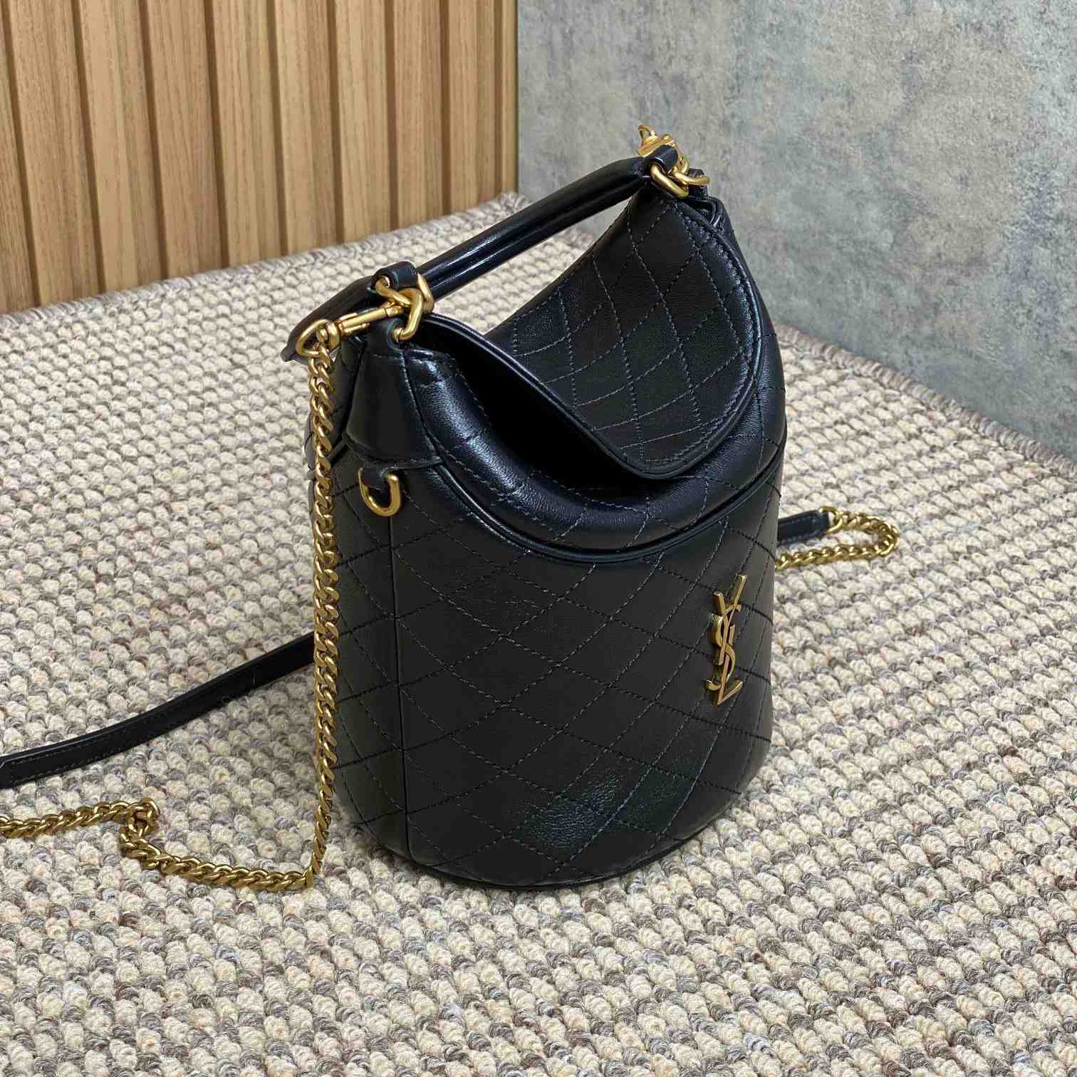 Saint Laurent Gaby Bucket Bag In Lambskin  - EUR FASHION