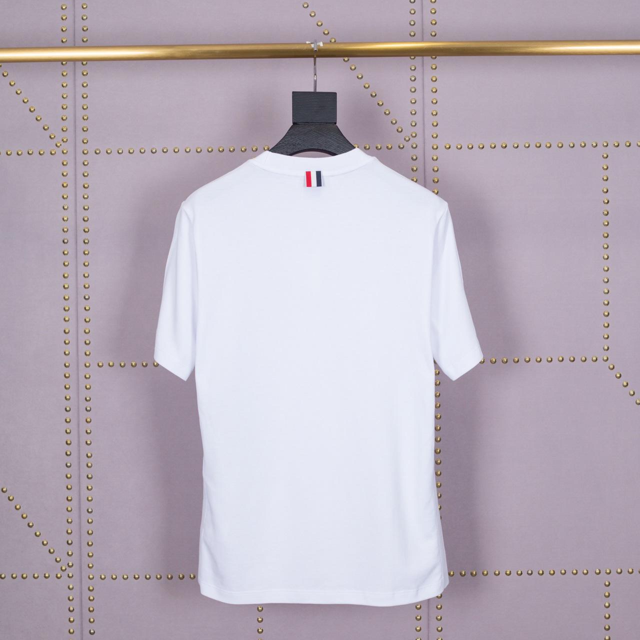 Thom Browne 4-Stripe Pique Tee   TB1887 - EUR FASHION