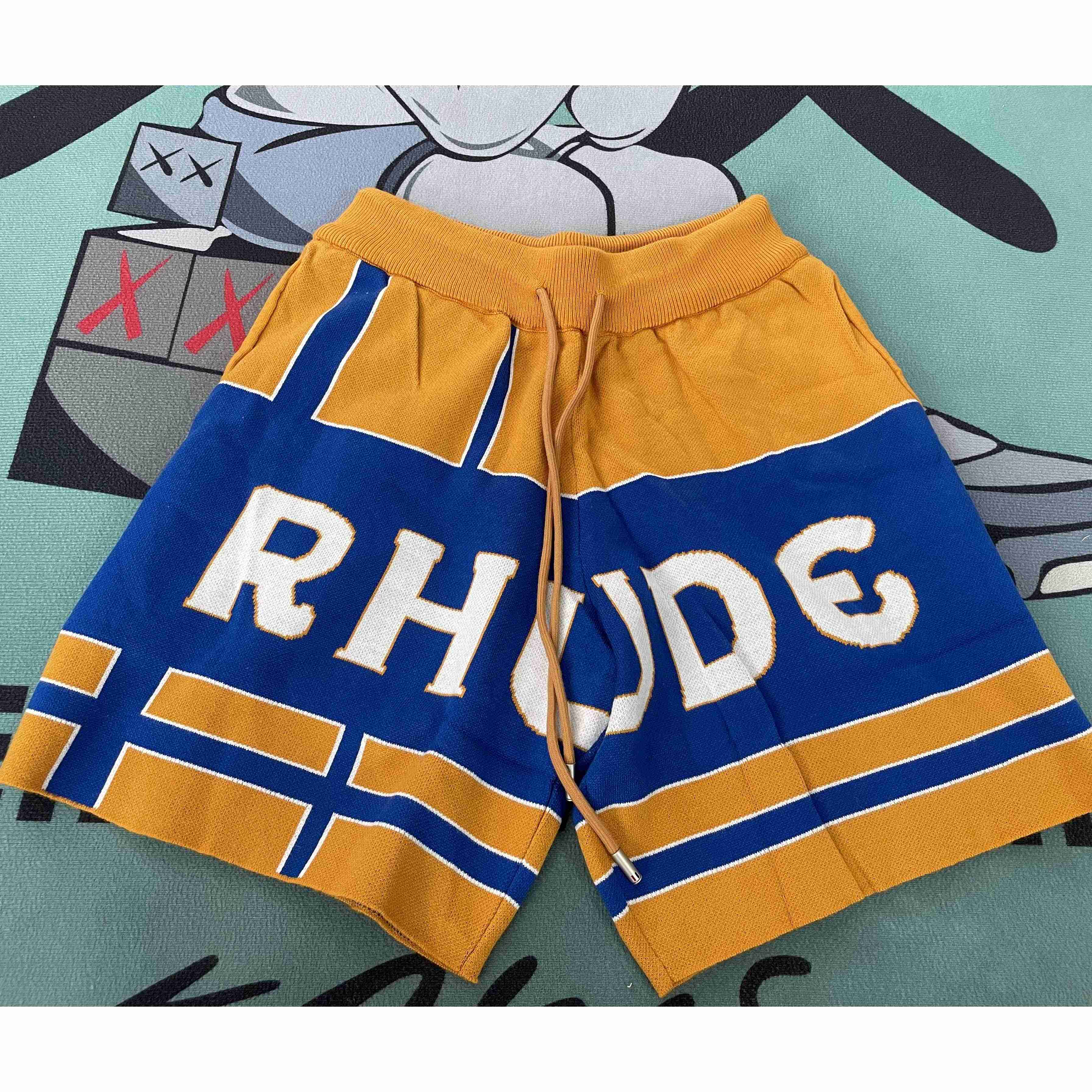 Rhude Knit Jacquard Shorts - EUR FASHION