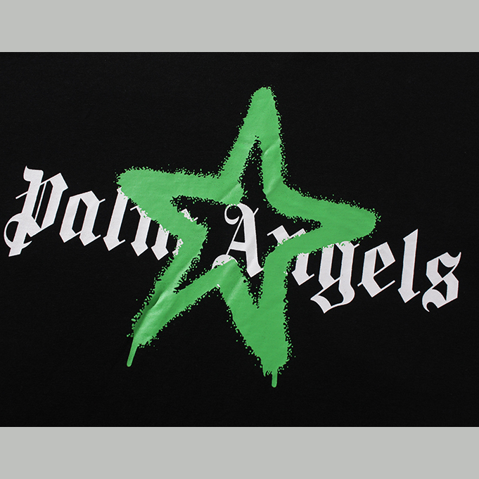 Palm Angels Star Sprayed T-Shirt - EUR FASHION