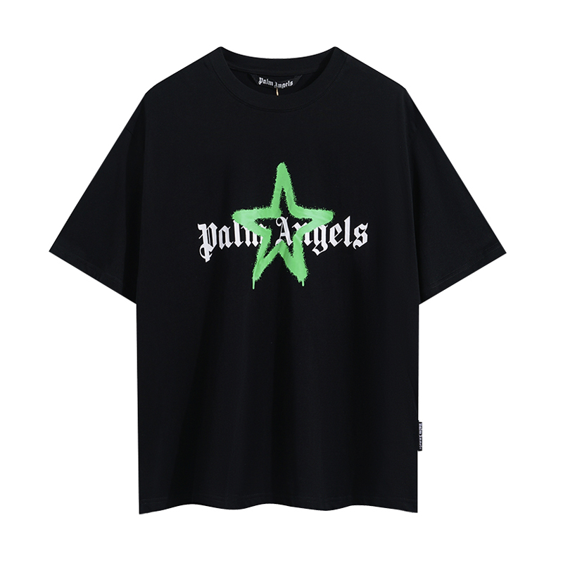 Palm Angels Star Sprayed T-Shirt - EUR FASHION