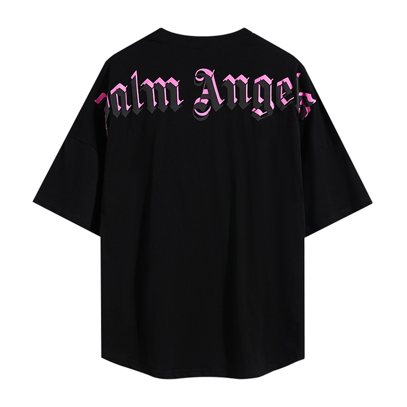  Palm Angels Doubled Logo Oversized T-shirt - EUR FASHION